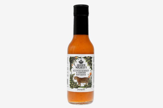 Queen Majesty Scotch Bonnet & Ginger Hot Sauce.